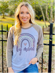 Boy Mama Rainbow Shirt