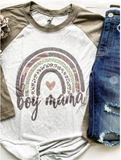 Boy Mama Rainbow Shirt