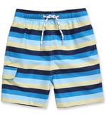 Boys Multi Stripe Swim Short