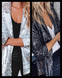 Sequin Jacket; S-XL