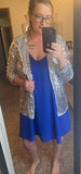 Sequin Jacket; S-XL