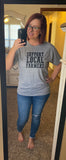 Vintage Support Local Farmers Tee; S-3XL