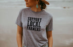 Vintage Support Local Farmers Tee; S-3XL