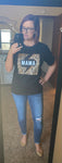 MAMA print Leopard Tee; S-3XL